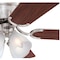 Westinghouse Contempra IV 52" 5-Blade Nickel Indoor Ceiling Fan w/Dimmable LED Lght 7232000 - alternate 4